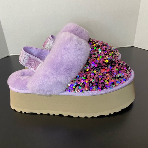Stellar Sequin Ugg Pink Sequin Slippers UGG Funkette Stellar
